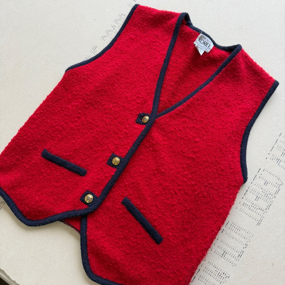 Vintage Koret Knit Sweater Vest